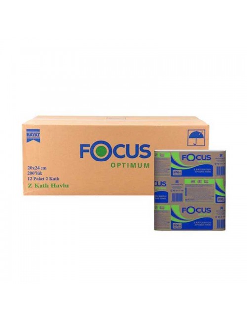 Focus Optimum Z Katlı Dispenser Kağıt Havlu 200X12'li